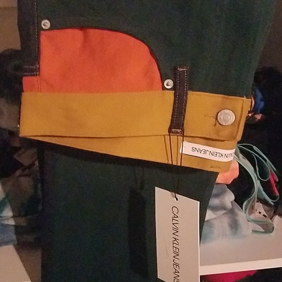 NWT CALVIN KLEIN STRAIGHT FIT JEANS SIZE 32×32 - Picture 4 of 8